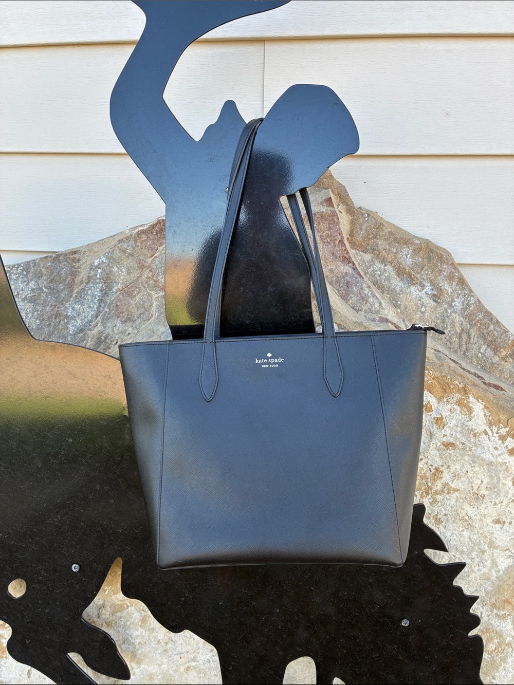 Kate Spade Black Saffiano Leather Tote